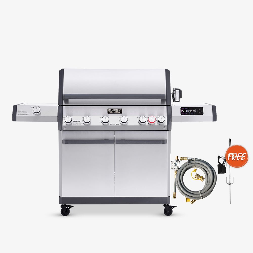 Monument Grills - Eminence 605 | Master Power Stainless Natural/Propane Gas Grill - E605 - by Monument Grills | Buy at Agent BBQ