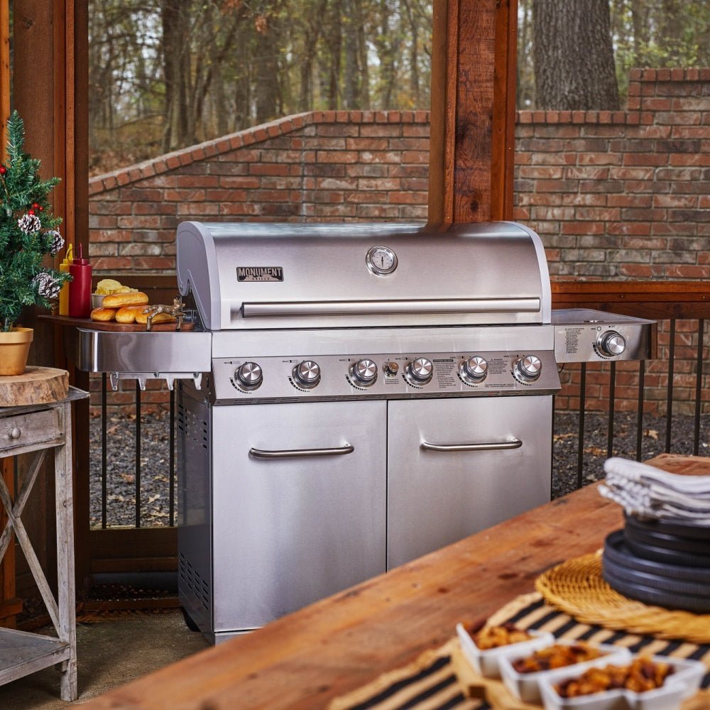 Monument Grills - Full Stainless Propane Gas Grill - 77352 - by Monument Grills | Buy at Agent BBQ