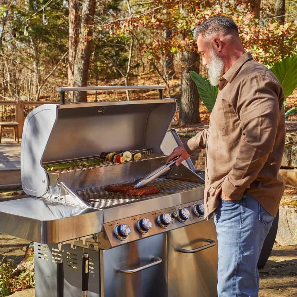 Monument Grills - Full Stainless Propane Gas Grill - 77352 - by Monument Grills | Buy at Agent BBQ