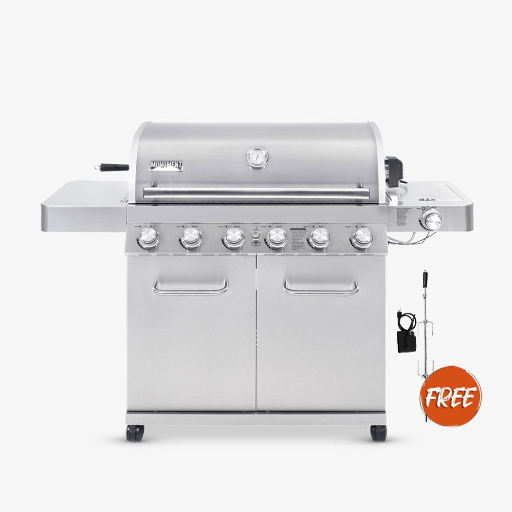 Monument Grills - Full Stainless Propane Gas Grill - 77352 - by Monument Grills | Buy at Agent BBQ