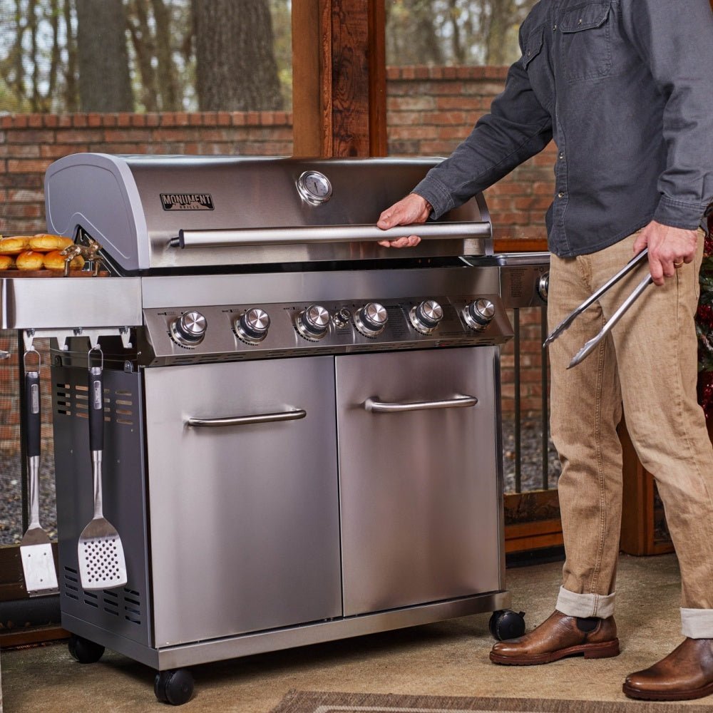 Monument Grills - Full Stainless Propane Gas Grill - 77352 - by Monument Grills | Buy at Agent BBQ