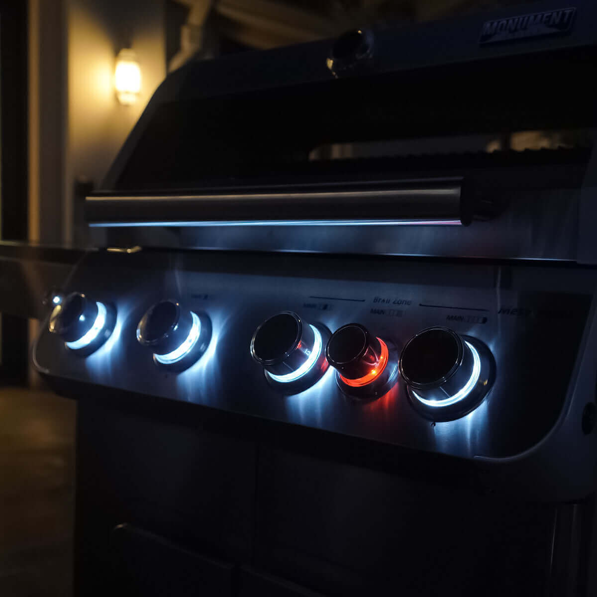 Monument Grills - Mesa Stainless Propane Gas Grill - M415BZ - by Monument Grills | Buy at Agent BBQ