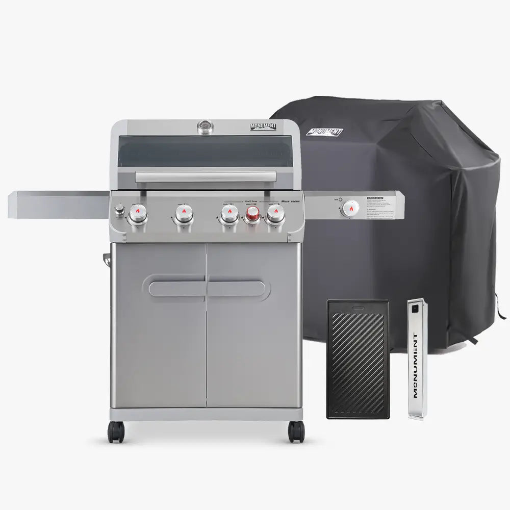 Monument Grills - Mesa Stainless Propane Gas Grill - M415BZ - by Monument Grills | Buy at Agent BBQ