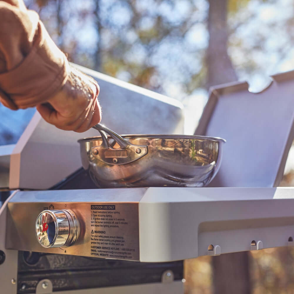 Monument Grills - Mesa Stainless Propane Gas Grill - M415BZ - by Monument Grills | Buy at Agent BBQ