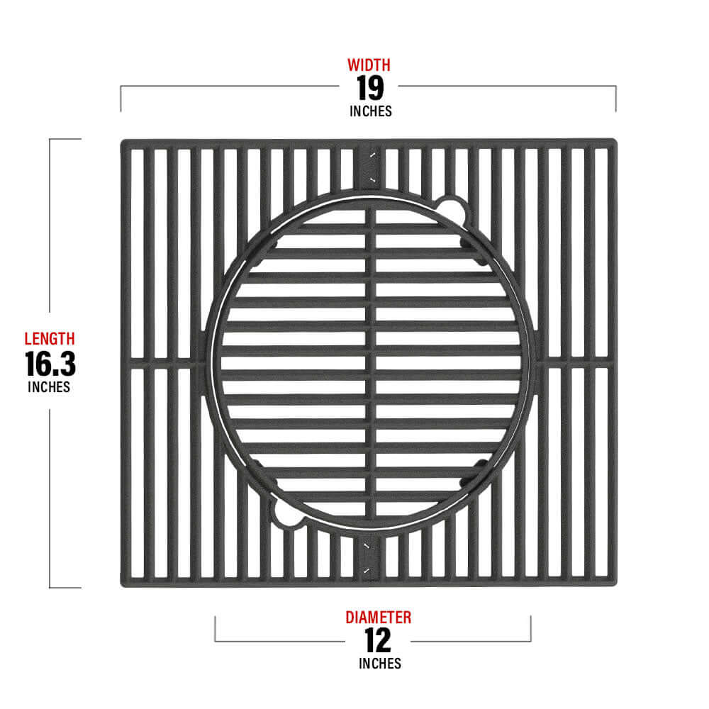 Monument Grills - Multifunction Cast Iron Grill Grate - A106 - by Monument Grills | Buy at Agent BBQ