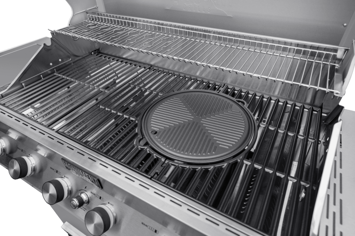 Monument Grills - Round Cast Iron Cooking Plate - A200 - by Monument Grills | Buy at Agent BBQ