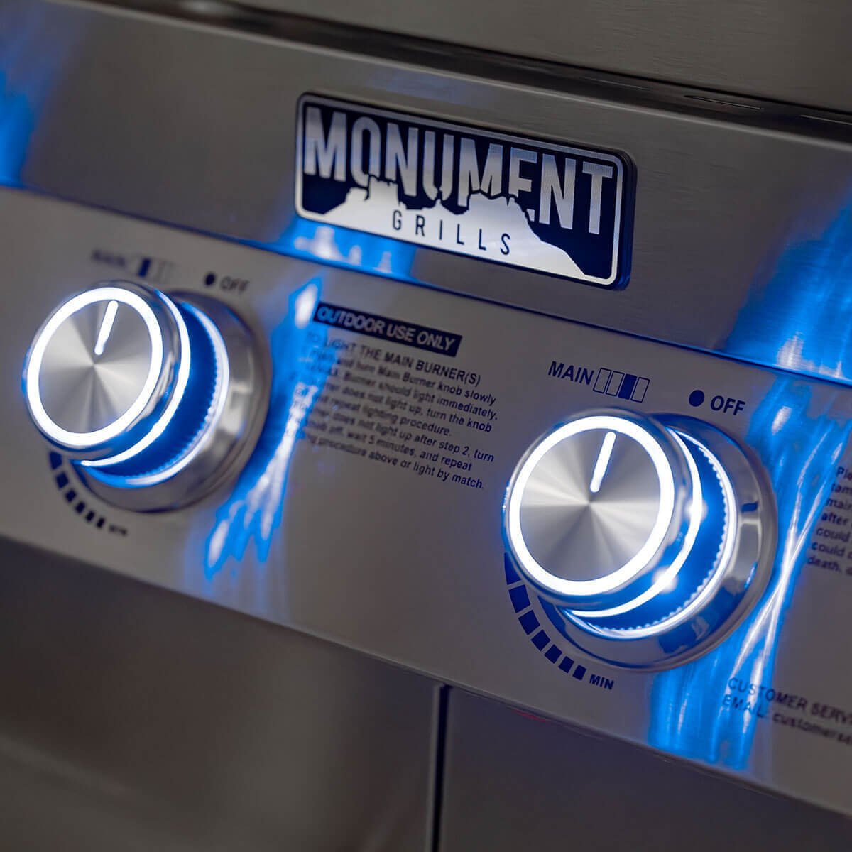 Monument Grills - Stainless Infrared Propane Gas Grill - 35633 - by Monument Grills | Buy at Agent BBQ