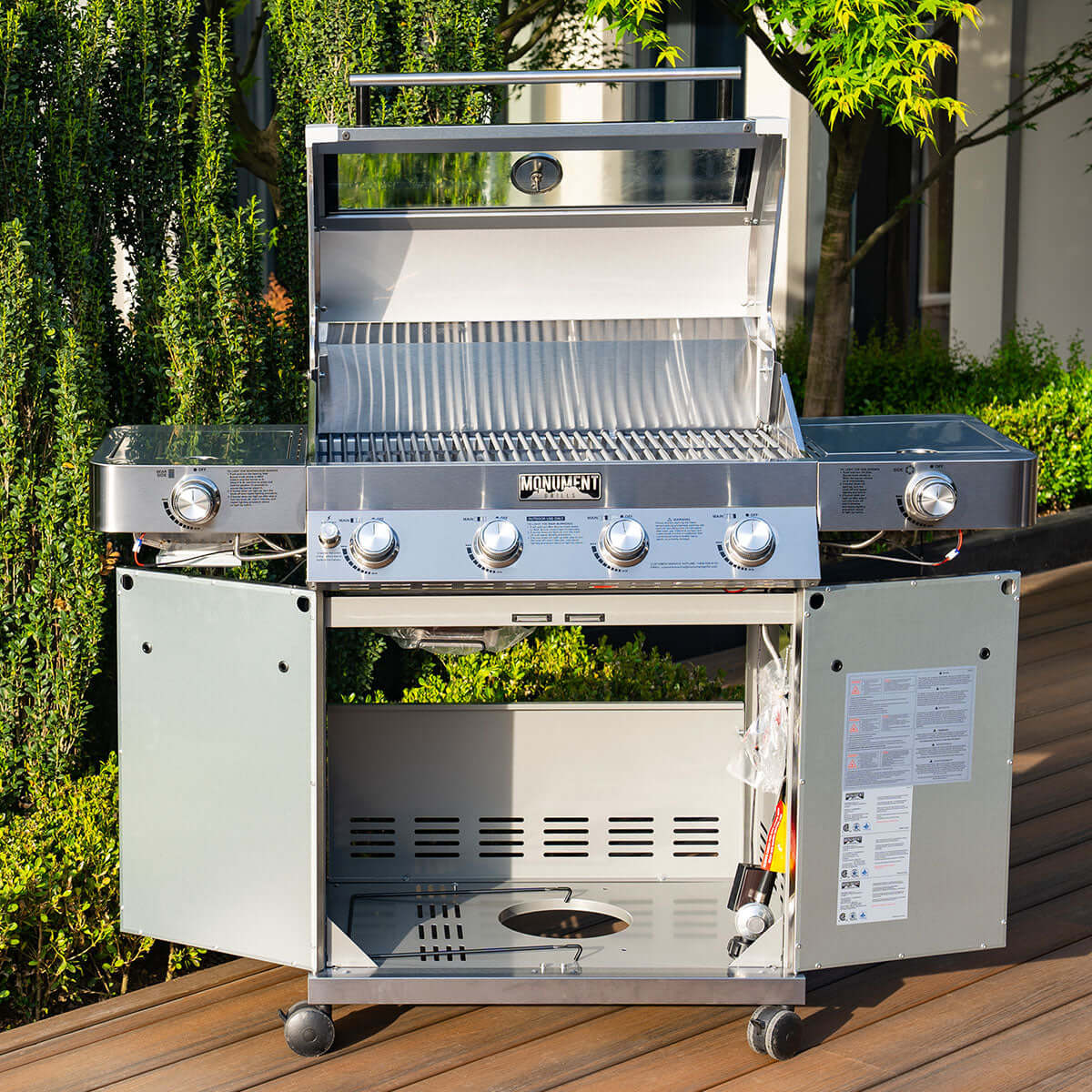 Monument Grills - Stainless Infrared Propane Gas Grill - 35633 - by Monument Grills | Buy at Agent BBQ