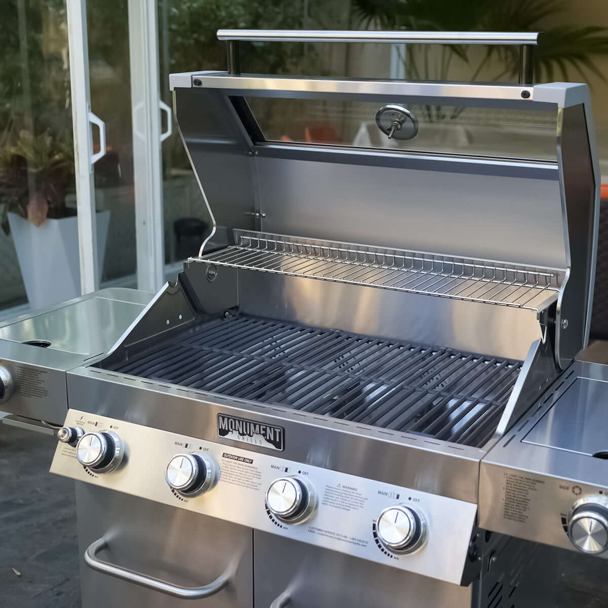 Monument Grills - Stainless Infrared Propane Gas Grill - 35633 - by Monument Grills | Buy at Agent BBQ