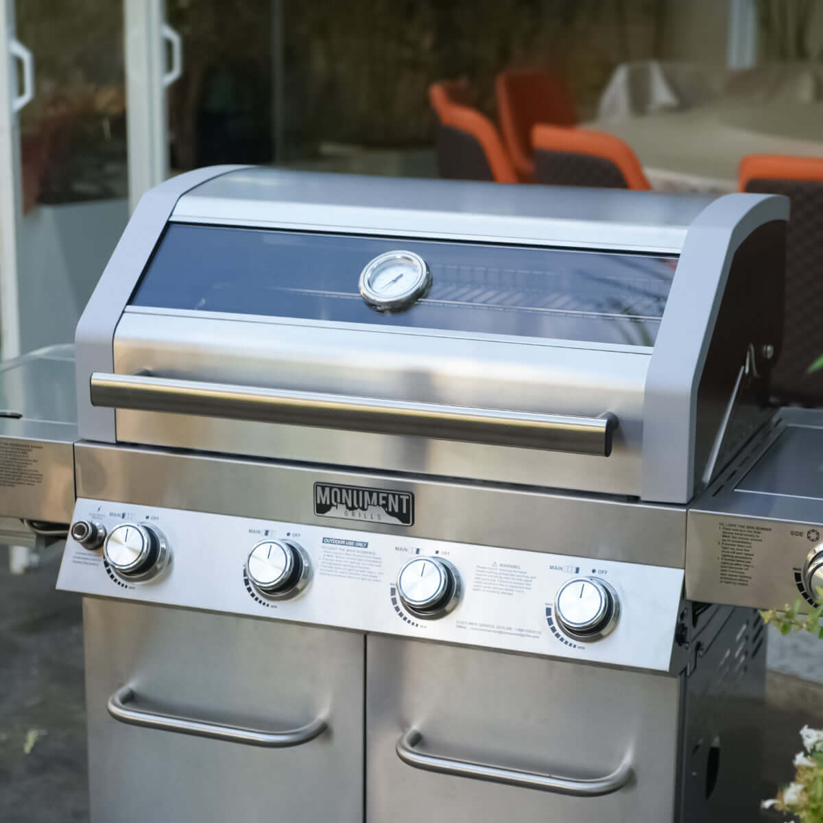 Monument Grills - Stainless Infrared Propane Gas Grill - 35633 - by Monument Grills | Buy at Agent BBQ