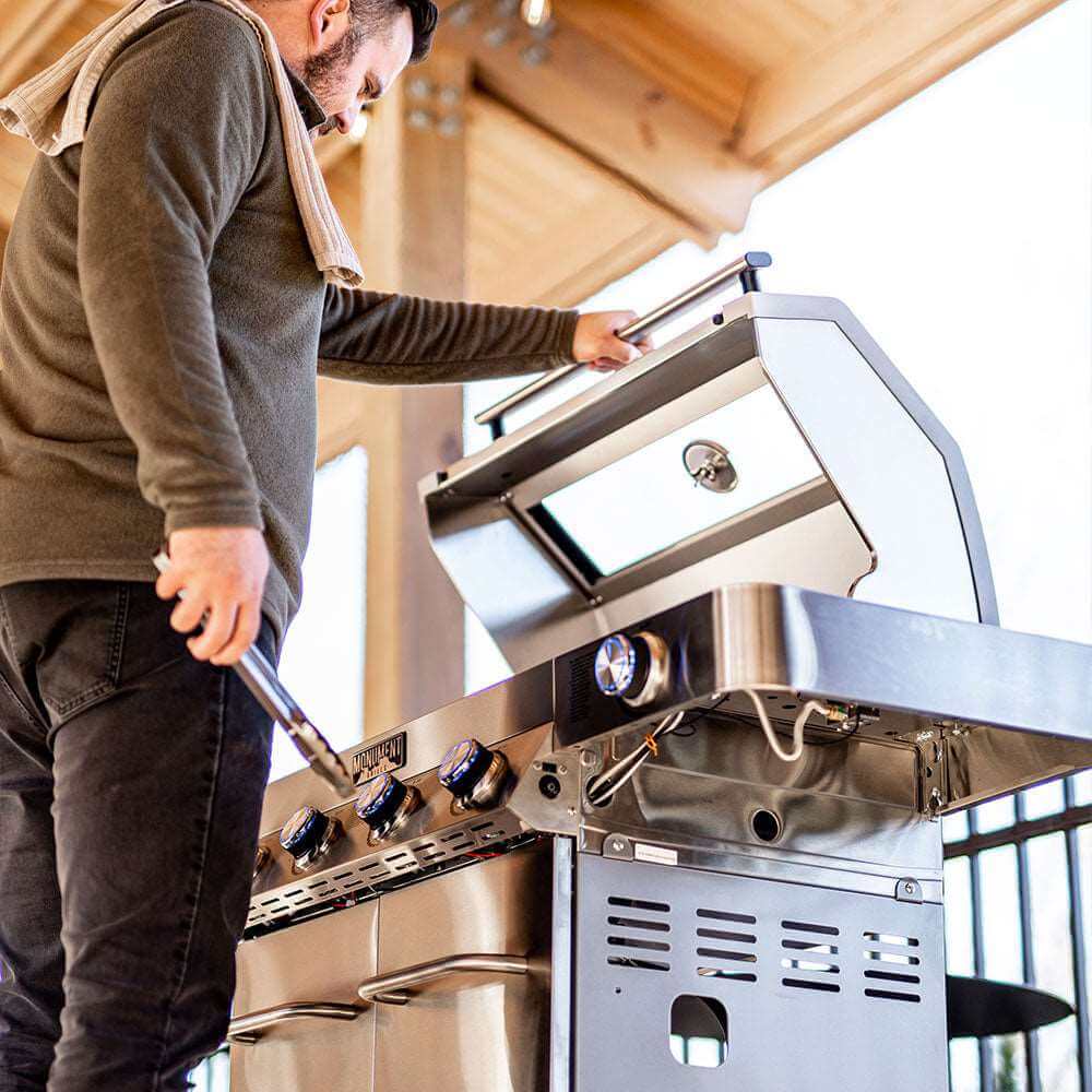 Monument Grills - Stainless Natural/Propane Gas Grill - 41847NG - by Monument Grills | Buy at Agent BBQ