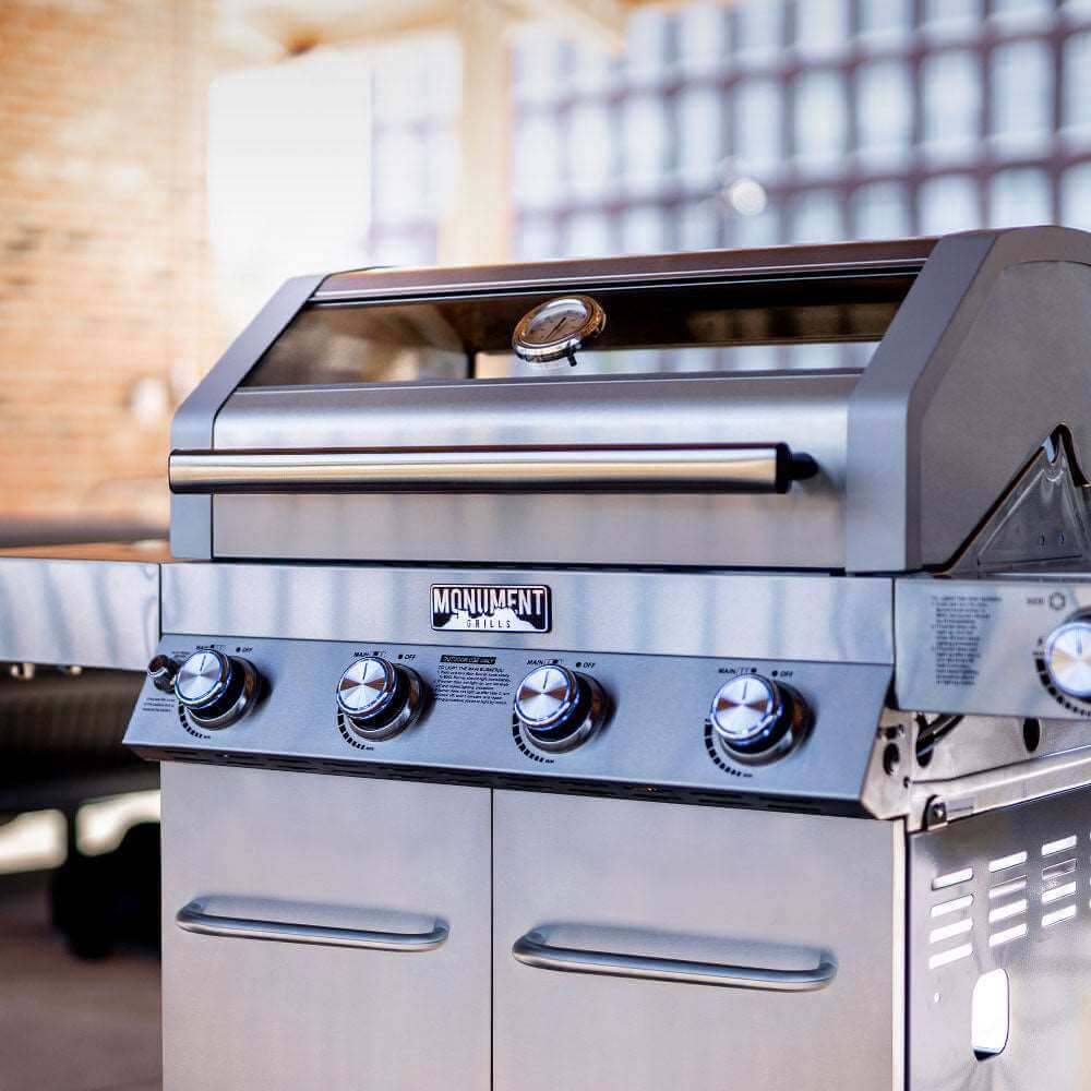 Monument Grills - Stainless Natural/Propane Gas Grill - 41847NG - by Monument Grills | Buy at Agent BBQ