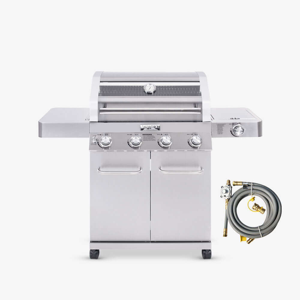 Monument Grills - Stainless Natural/Propane Gas Grill - 41847NG - by Monument Grills | Buy at Agent BBQ