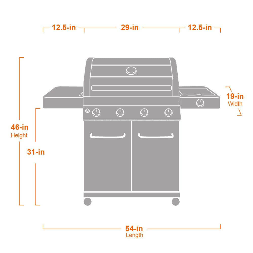 Monument Grills - Stainless Natural/Propane Gas Grill - 41847NG - by Monument Grills | Buy at Agent BBQ