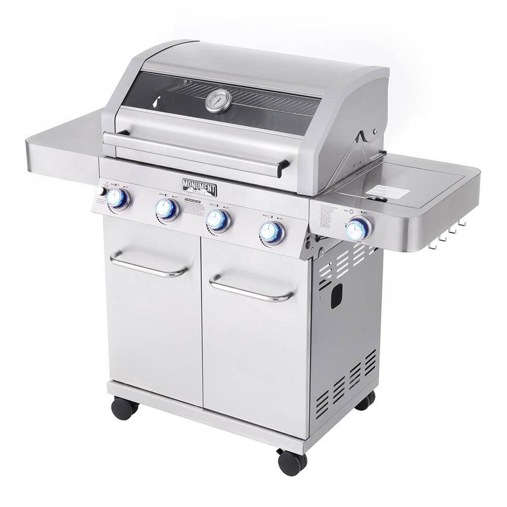 Monument Grills - Stainless Natural/Propane Gas Grill - 41847NG - by Monument Grills | Buy at Agent BBQ