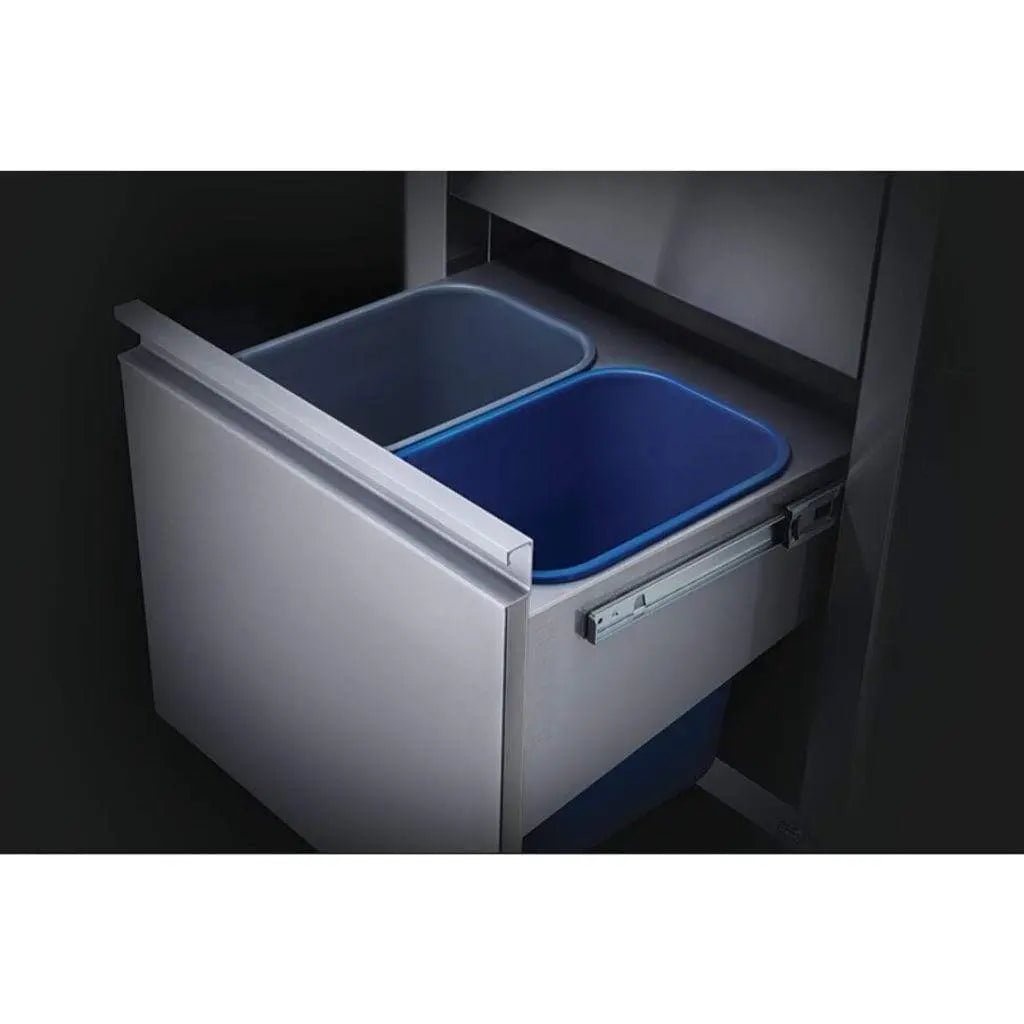 Napoleon - 18" Stainless Steel Double Waste Bin Drawer With Paper Towel Holder - by Napoleon | Buy at Agent BBQ