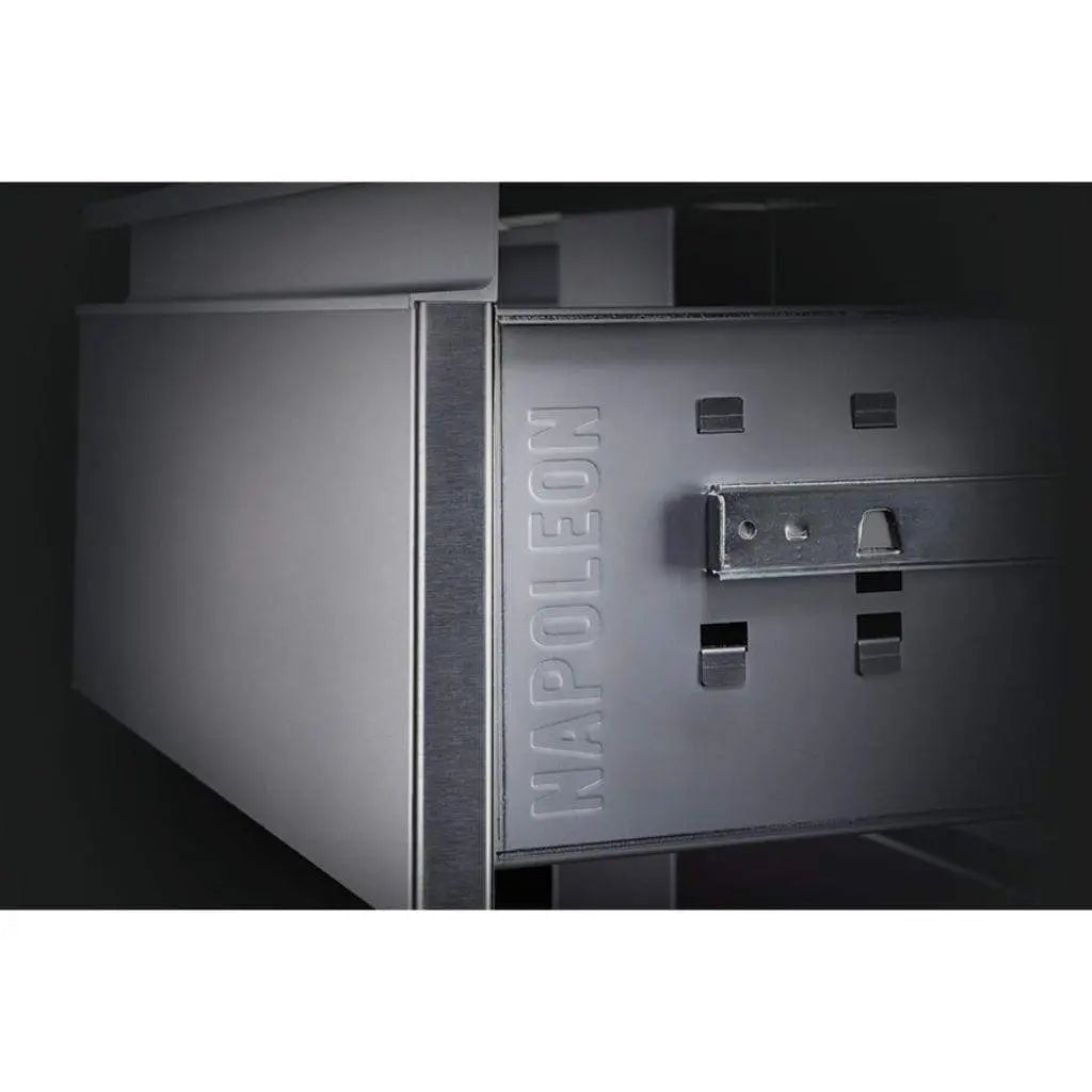 Napoleon - 18" X 24" Stainless Steel Large and Standard Double Drawer - by Napoleon | Buy at Agent BBQ