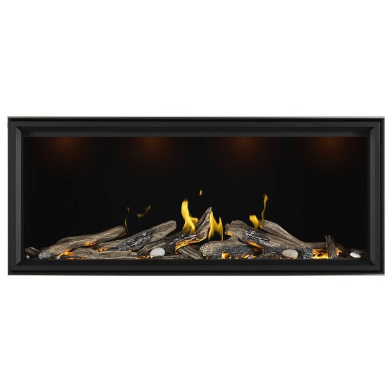 Napoleon 62" Tall Vector with Luminous Logs Direct Vent Linear Gas Fireplace - by Napoleon | Buy at Agent BBQ
