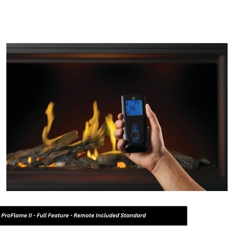 Napoleon 62" Tall Vector with Luminous Logs Direct Vent Linear Gas Fireplace - by Napoleon | Buy at Agent BBQ