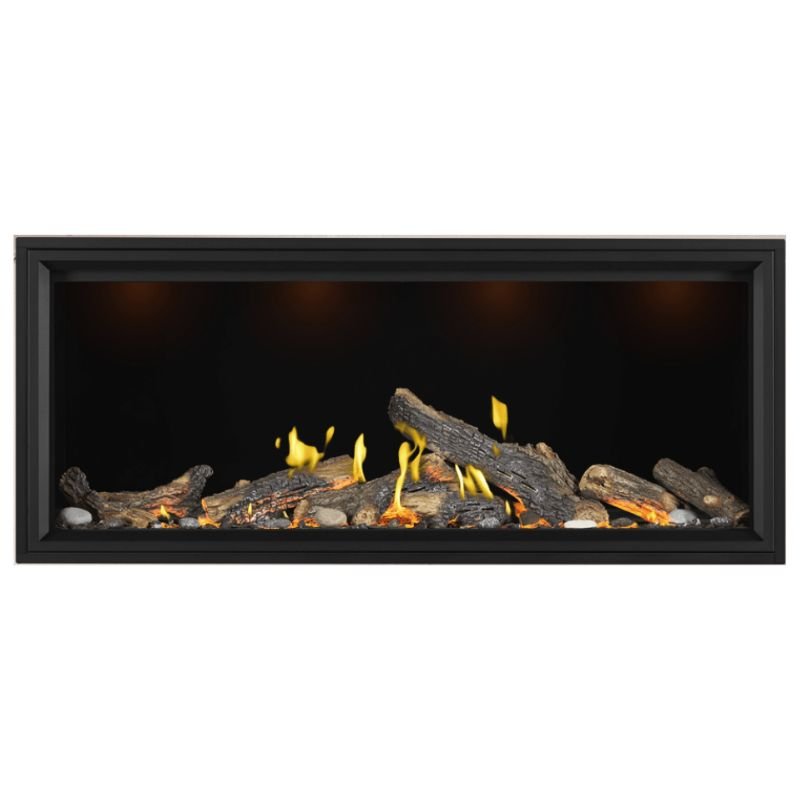 Napoleon 62" Tall Vector with Luminous Logs Direct Vent Linear Gas Fireplace - by Napoleon | Buy at Agent BBQ