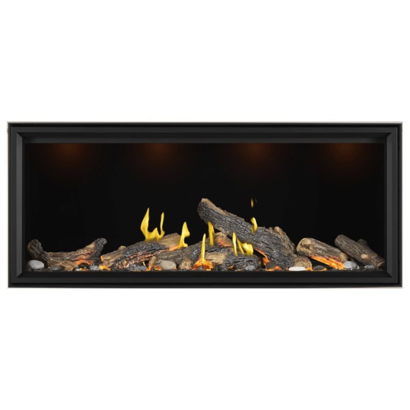 Napoleon 62" Tall Vector with Luminous Logs Direct Vent Linear Gas Fireplace - by Napoleon | Buy at Agent BBQ