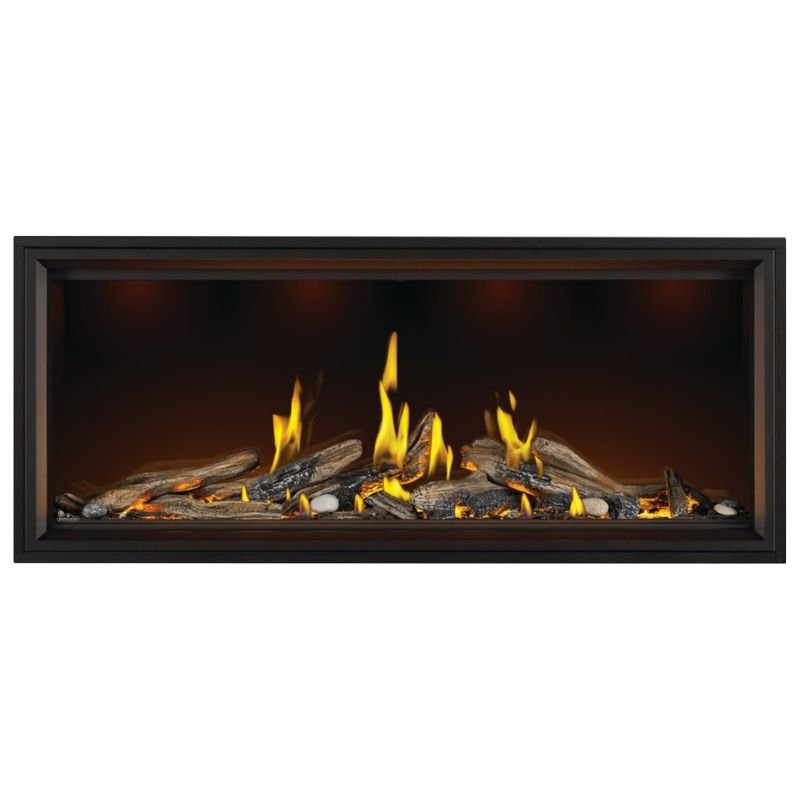 Napoleon 62" Tall Vector with Luminous Logs Direct Vent Linear Gas Fireplace - by Napoleon | Buy at Agent BBQ