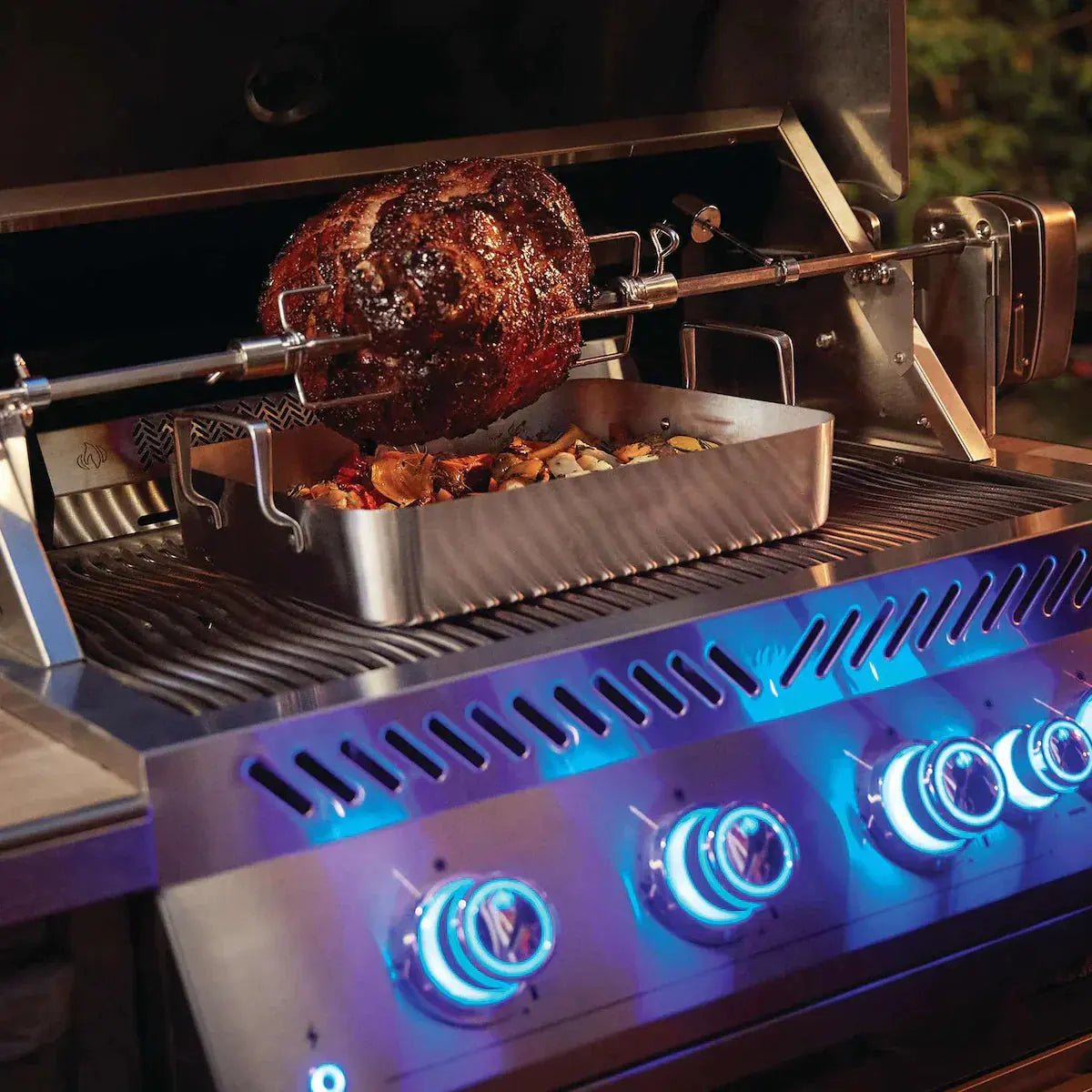 Napoleon 700 Series 5 - Burner 32 - Inch Built - In Natural Gas Grill w/ Rotisserie & SafetyGlow - BIG32RBSS - 1 - Outdoor Grills by Napoleon | Buy at Agent BBQ