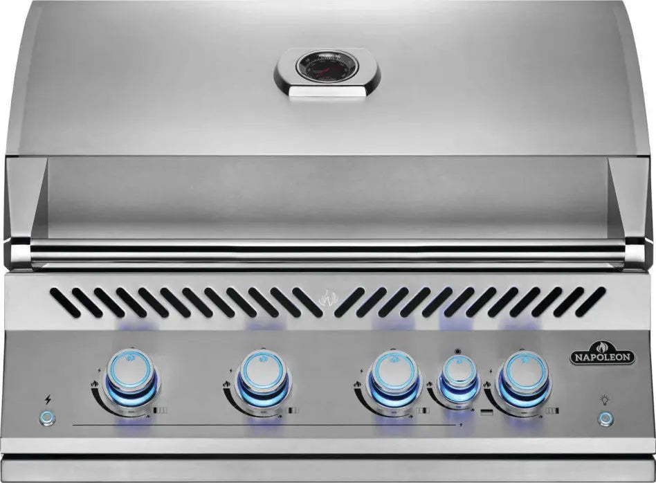 Napoleon 700 Series 5 - Burner 32 - Inch Built - In Natural Gas Grill w/ Rotisserie & SafetyGlow - BIG32RBSS - 1 - Outdoor Grills by Napoleon | Buy at Agent BBQ