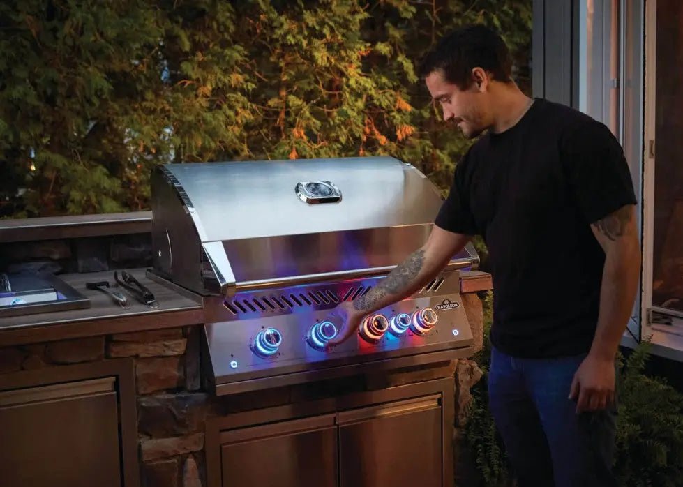 Napoleon 700 Series 5 - Burner 32 - Inch Built - In Natural Gas Grill w/ Rotisserie & SafetyGlow - BIG32RBSS - 1 - Outdoor Grills by Napoleon | Buy at Agent BBQ
