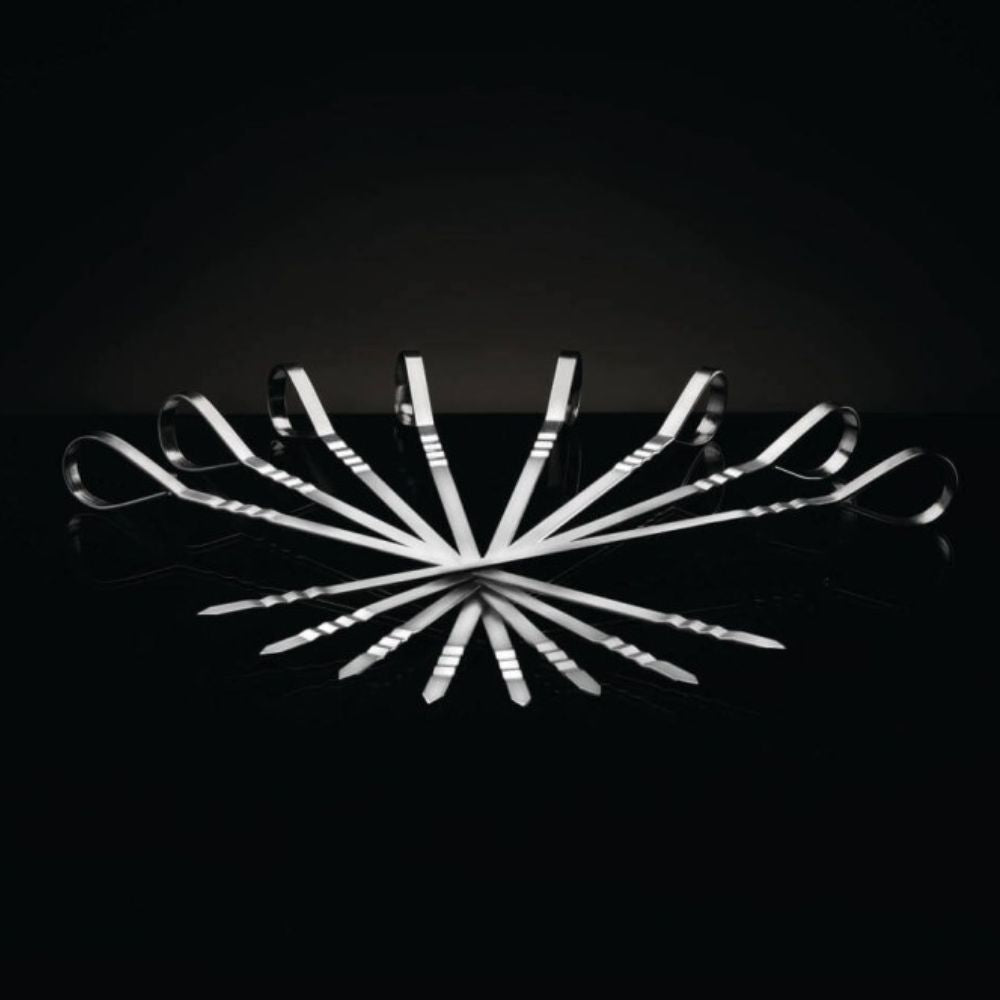 Napoleon 70015 Stainless Steel MultiFunctional Skewers, 8 Pack - by Napoleon | Buy at Agent BBQ