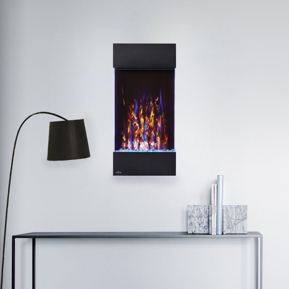 Napoleon Allure Vertical 32" Wall Mount Electric Fireplace - Wall Mount Built In Electric Fireplace by Napoleon | Buy at Agent BBQ