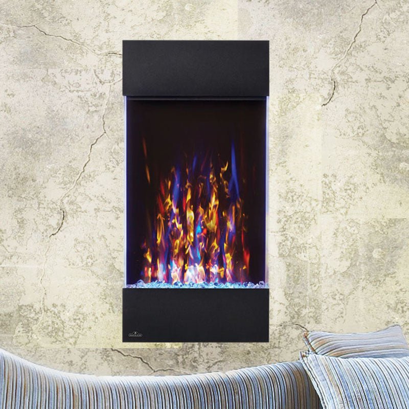 Napoleon Allure Vertical 32" Wall Mount Electric Fireplace - Wall Mount Built In Electric Fireplace by Napoleon | Buy at Agent BBQ