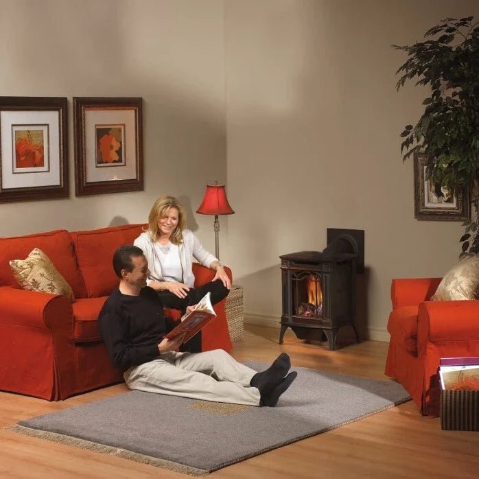 Napoleon Arlington Majolica Brown Direct Vent Gas Stove - Millivolt Ignition - Gas Stove by Napoleon | Buy at Agent BBQ