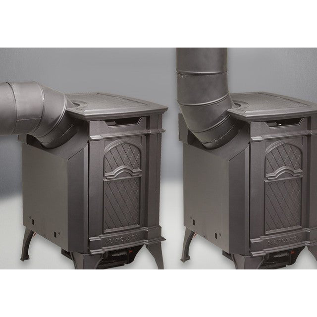 Napoleon Arlington Metallic Black Direct Vent Gas Stove - Electronic Ignition - Gas Stove by Napoleon | Buy at Agent BBQ