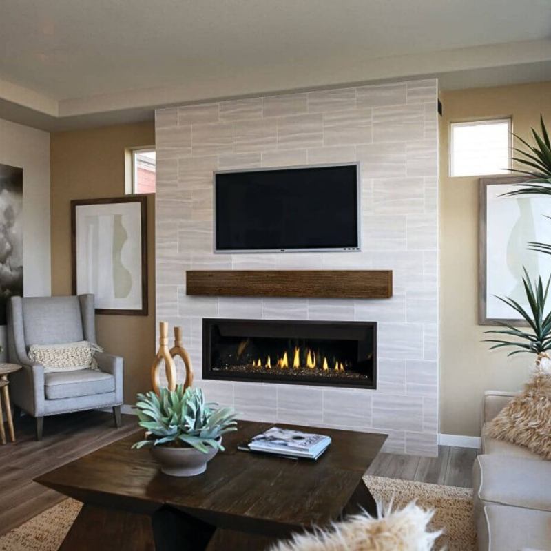 Napoleon Ascent Premium 56" Linear Direct Vent Gas Fireplace | BLP56NTE - by Napoleon | Buy at Agent BBQ