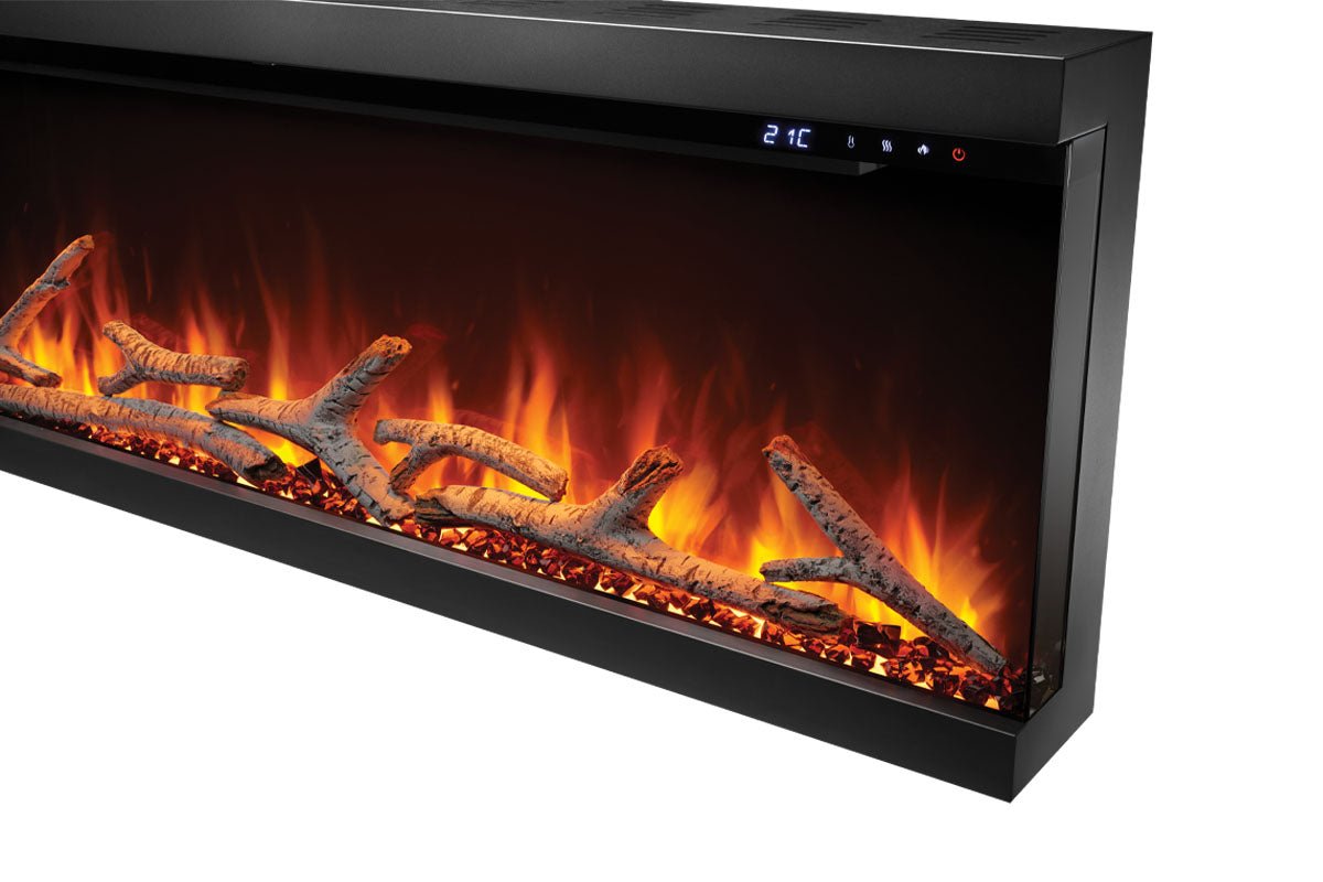 Napoleon Astound 50" FlexMount Smart Multi - Side Wall Mount | Recessed Electric Fireplace - Multi - Side View Electric Fireplace by Napoleon | Buy at Agent BBQ