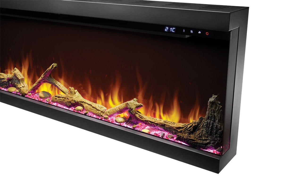 Napoleon Astound 50" FlexMount Smart Multi - Side Wall Mount | Recessed Electric Fireplace - Multi - Side View Electric Fireplace by Napoleon | Buy at Agent BBQ