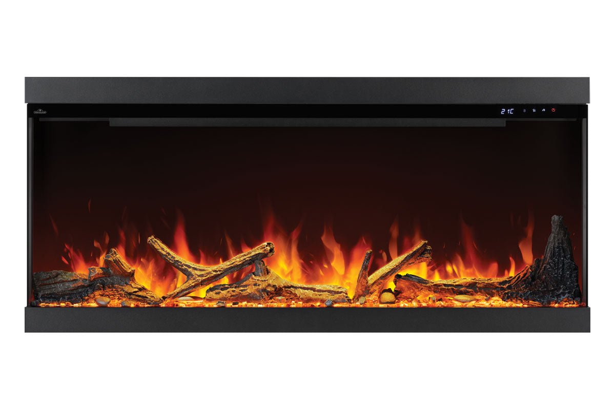 Napoleon Astound 50" FlexMount Smart Multi - Side Wall Mount | Recessed Electric Fireplace - Multi - Side View Electric Fireplace by Napoleon | Buy at Agent BBQ