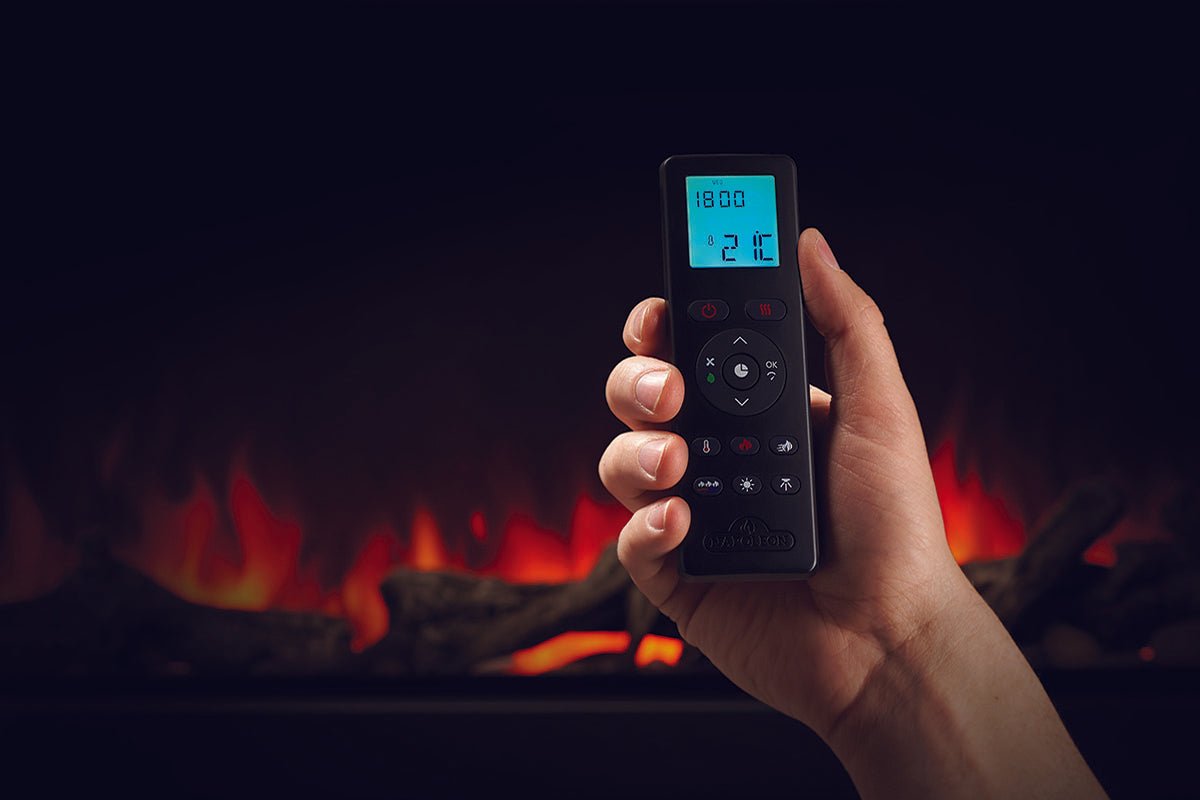 Napoleon Astound 50" FlexMount Smart Multi - Side Wall Mount | Recessed Electric Fireplace - Multi - Side View Electric Fireplace by Napoleon | Buy at Agent BBQ