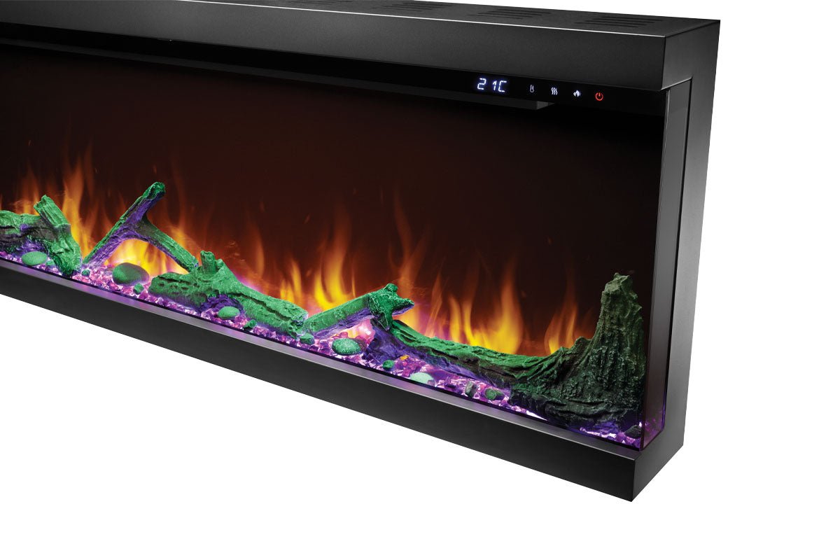 Napoleon Astound 50" FlexMount Smart Multi - Side Wall Mount | Recessed Electric Fireplace - Multi - Side View Electric Fireplace by Napoleon | Buy at Agent BBQ