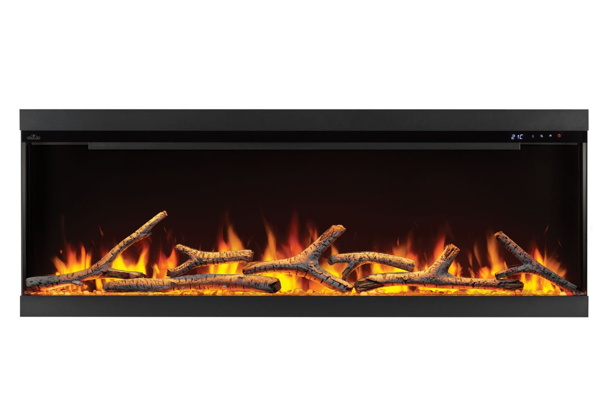 Napoleon Astound 62" FlexMount Smart Multi - Side Wall Mount | Recessed Electric Fireplace - Multi - Side View Electric Fireplace by Napoleon | Buy at Agent BBQ