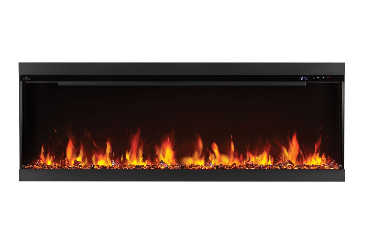 Napoleon Astound 62" FlexMount Smart Multi - Side Wall Mount | Recessed Electric Fireplace - Multi - Side View Electric Fireplace by Napoleon | Buy at Agent BBQ