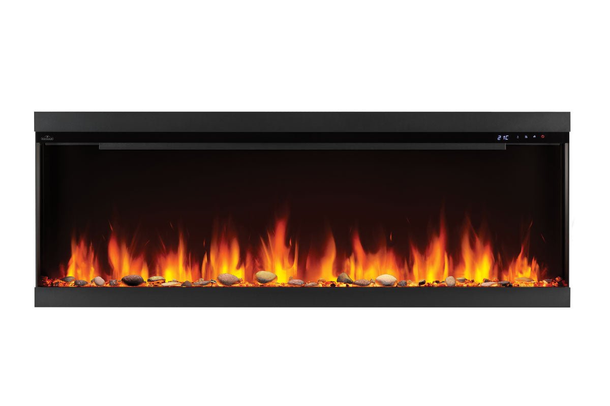 Napoleon Astound 62" FlexMount Smart Multi - Side Wall Mount | Recessed Electric Fireplace - Multi - Side View Electric Fireplace by Napoleon | Buy at Agent BBQ