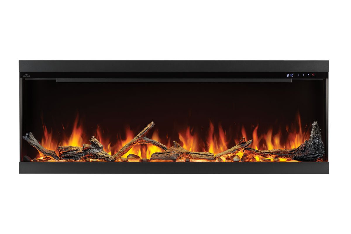 Napoleon Astound 62" FlexMount Smart Multi - Side Wall Mount | Recessed Electric Fireplace - Multi - Side View Electric Fireplace by Napoleon | Buy at Agent BBQ