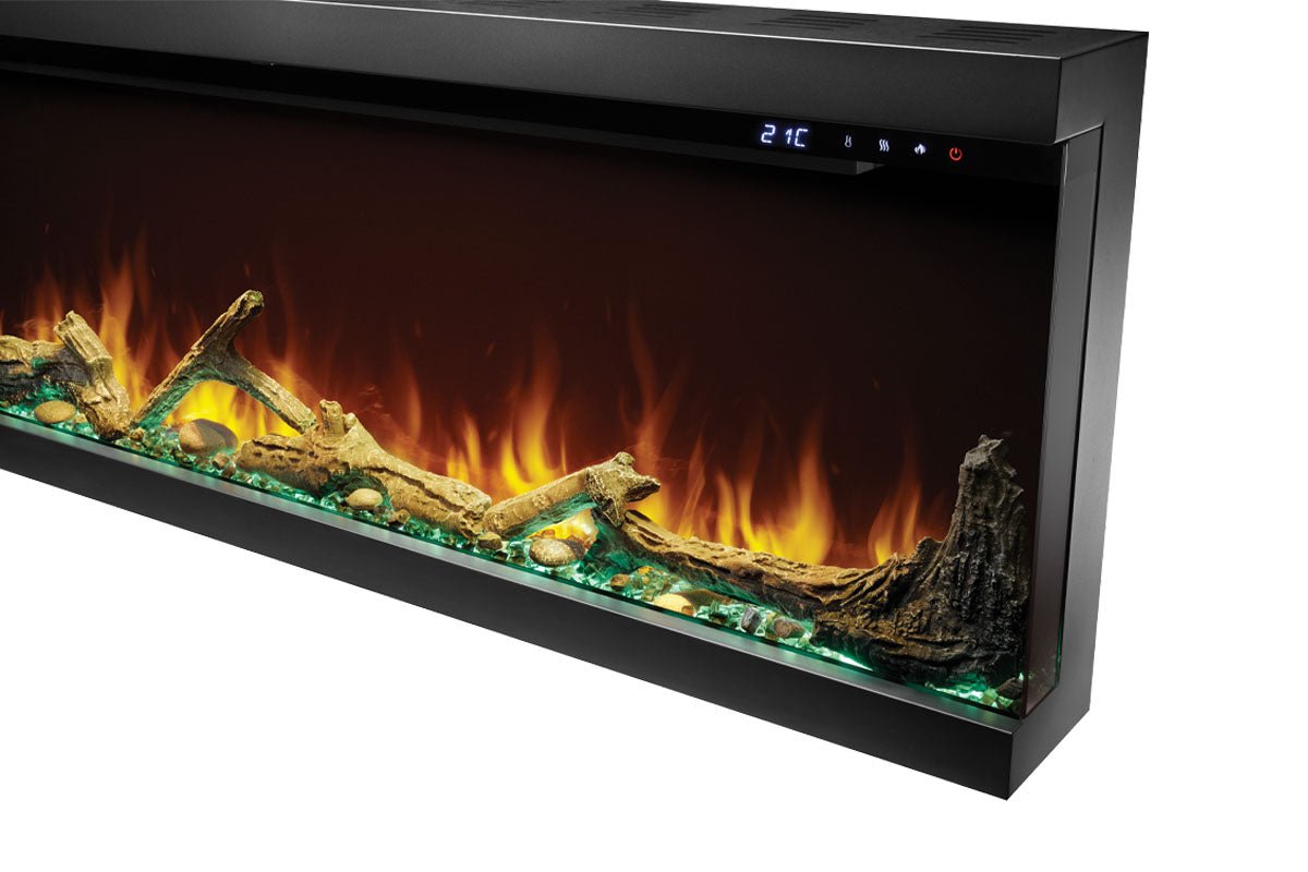 Napoleon Astound 62" FlexMount Smart Multi - Side Wall Mount | Recessed Electric Fireplace - Multi - Side View Electric Fireplace by Napoleon | Buy at Agent BBQ