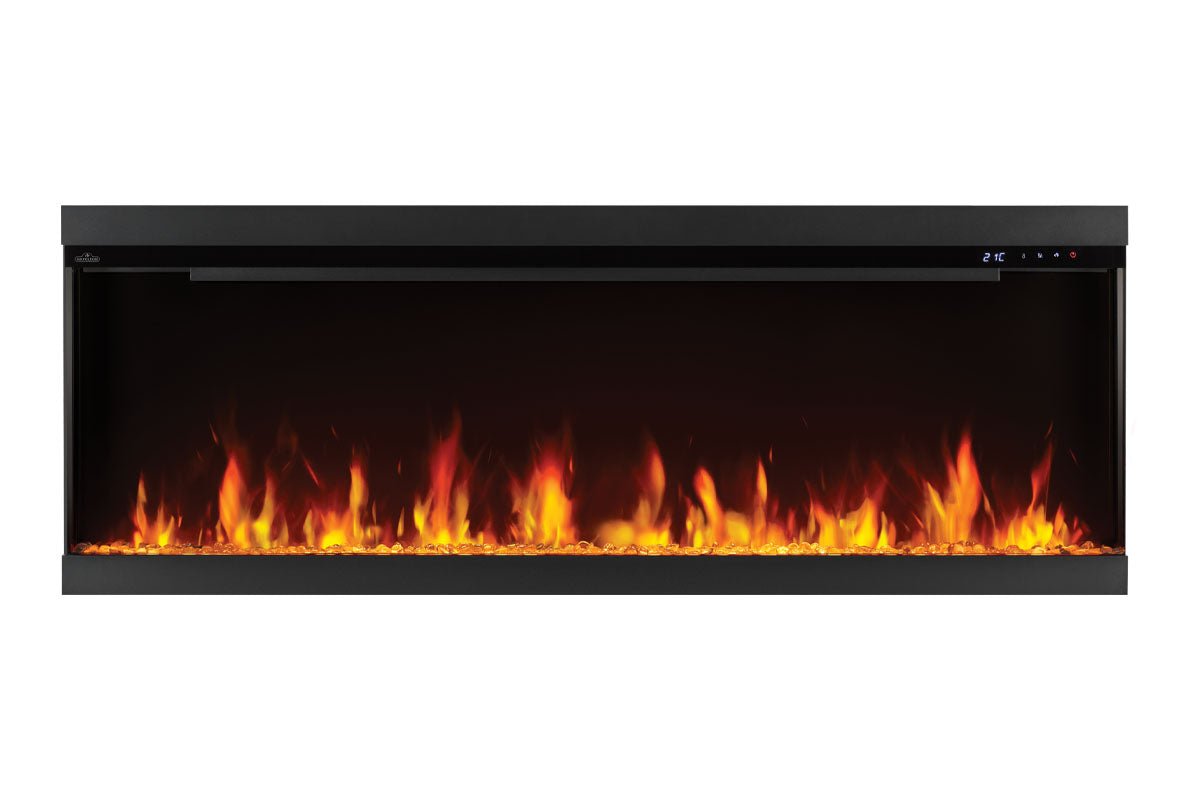 Napoleon Astound 62" FlexMount Smart Multi - Side Wall Mount | Recessed Electric Fireplace - Multi - Side View Electric Fireplace by Napoleon | Buy at Agent BBQ