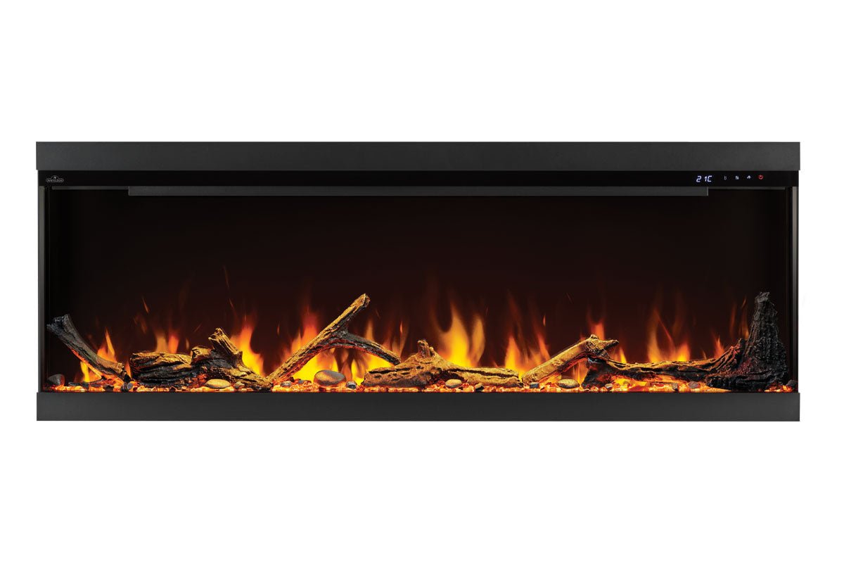 Napoleon Astound 62" FlexMount Smart Multi - Side Wall Mount | Recessed Electric Fireplace - Multi - Side View Electric Fireplace by Napoleon | Buy at Agent BBQ