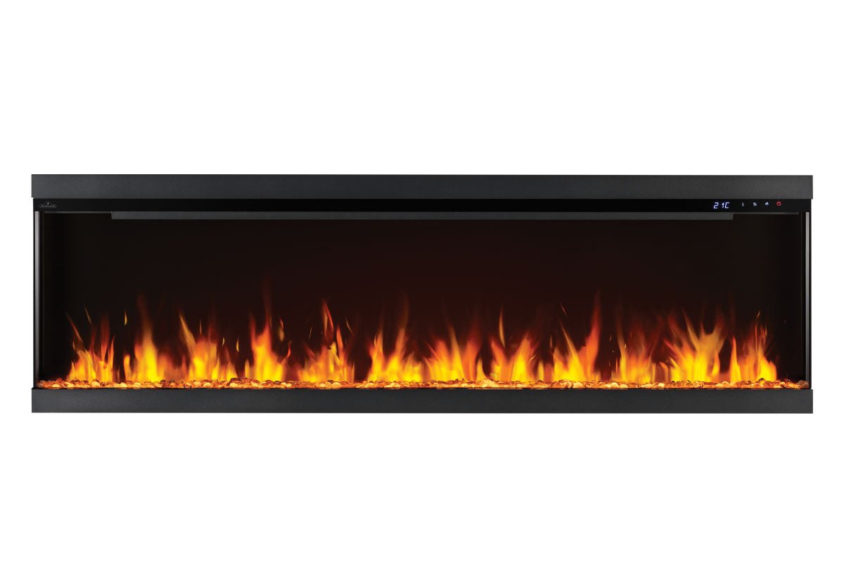 Napoleon Astound 74" FlexMount Smart Multi - Side Wall Mount | Recessed Electric Fireplace - Multi - Side View Electric Fireplace by Napoleon | Buy at Agent BBQ