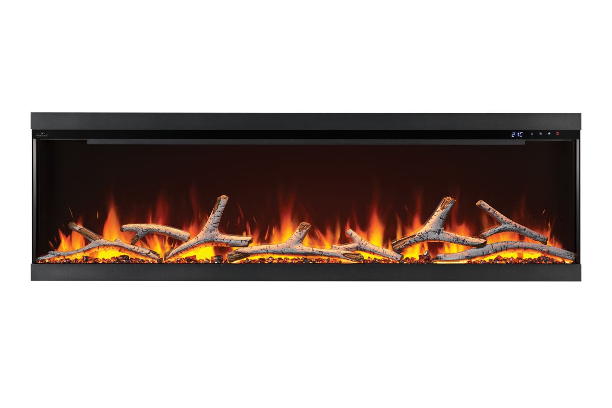 Napoleon Astound 74" FlexMount Smart Multi - Side Wall Mount | Recessed Electric Fireplace - Multi - Side View Electric Fireplace by Napoleon | Buy at Agent BBQ