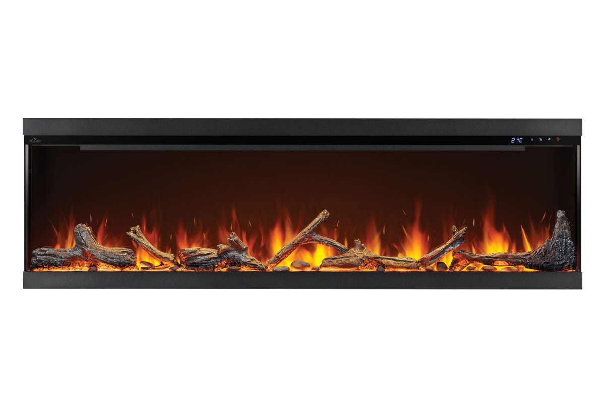 Napoleon Astound 74" FlexMount Smart Multi - Side Wall Mount | Recessed Electric Fireplace - Multi - Side View Electric Fireplace by Napoleon | Buy at Agent BBQ